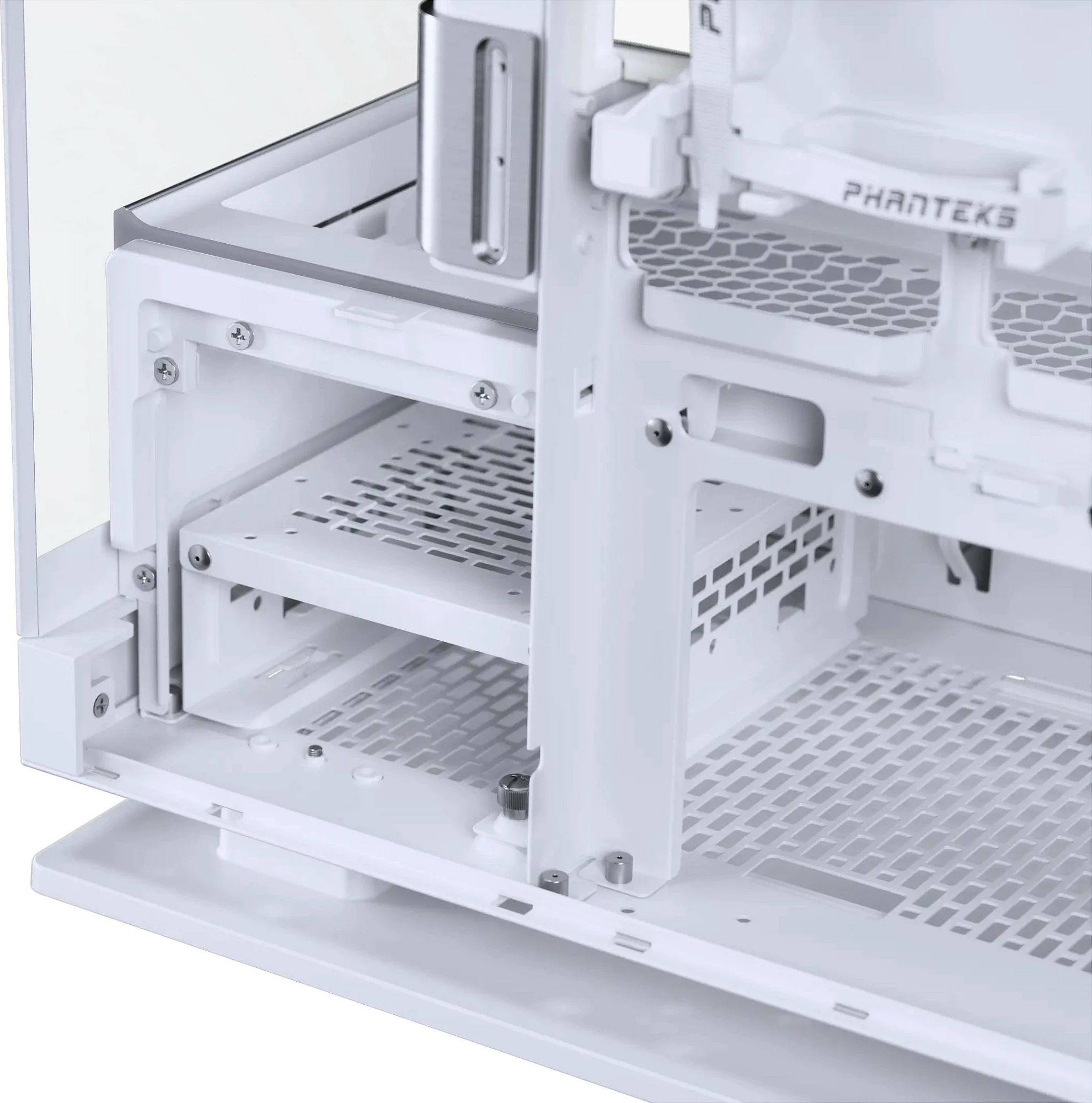 Kasë Phanteks Evolv X2, midi-tower, tempered glass 3x, e bardhë