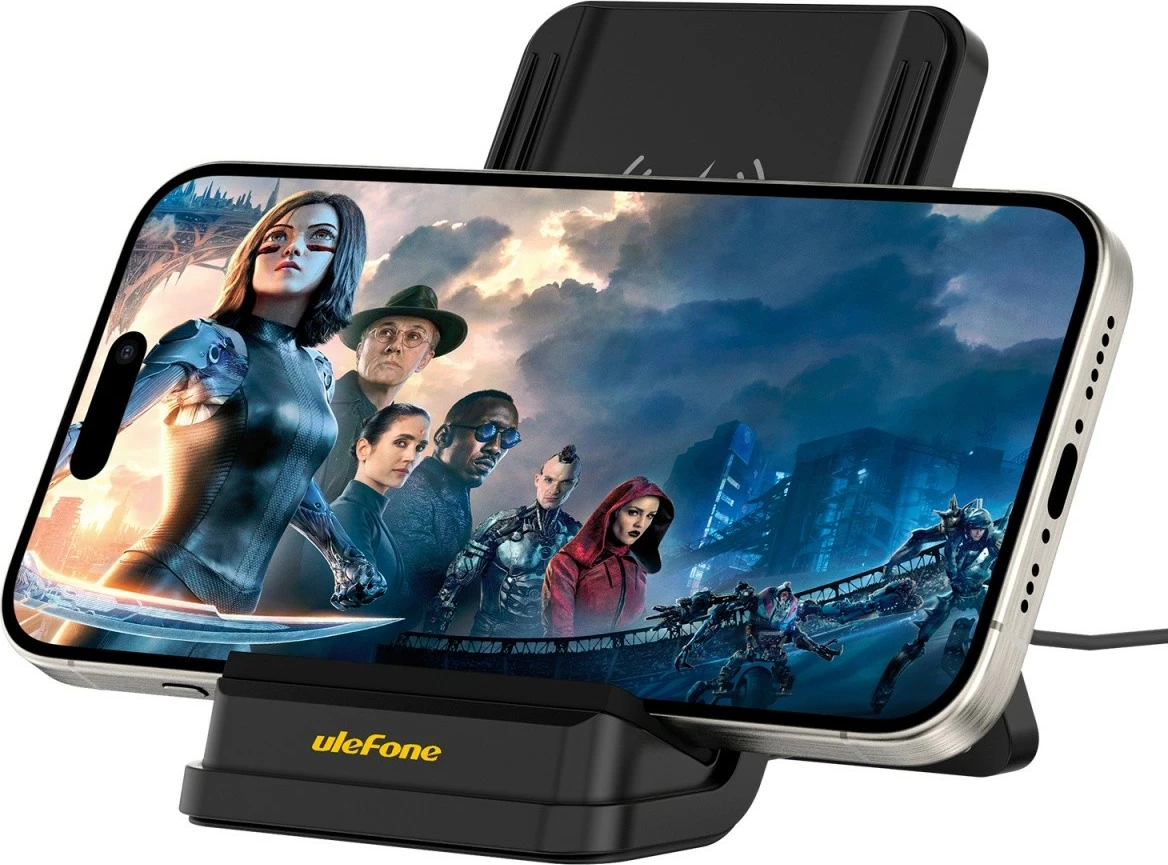 Karikues induktiv Ulefone WCS01, 50W, Docking Station, USB Type-C, Zi