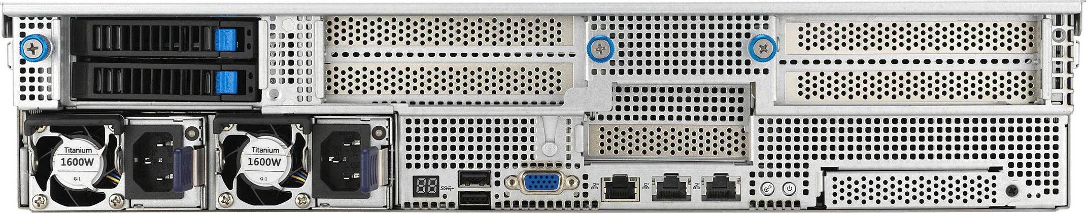 Server barebone ASUS RS521A-E12-RS24U, Socket SP5, 2U Rack, AMD EPYC 9004, DDR5 deri 3TB, 26x 2.5" hot-swap, zi/argjendtë