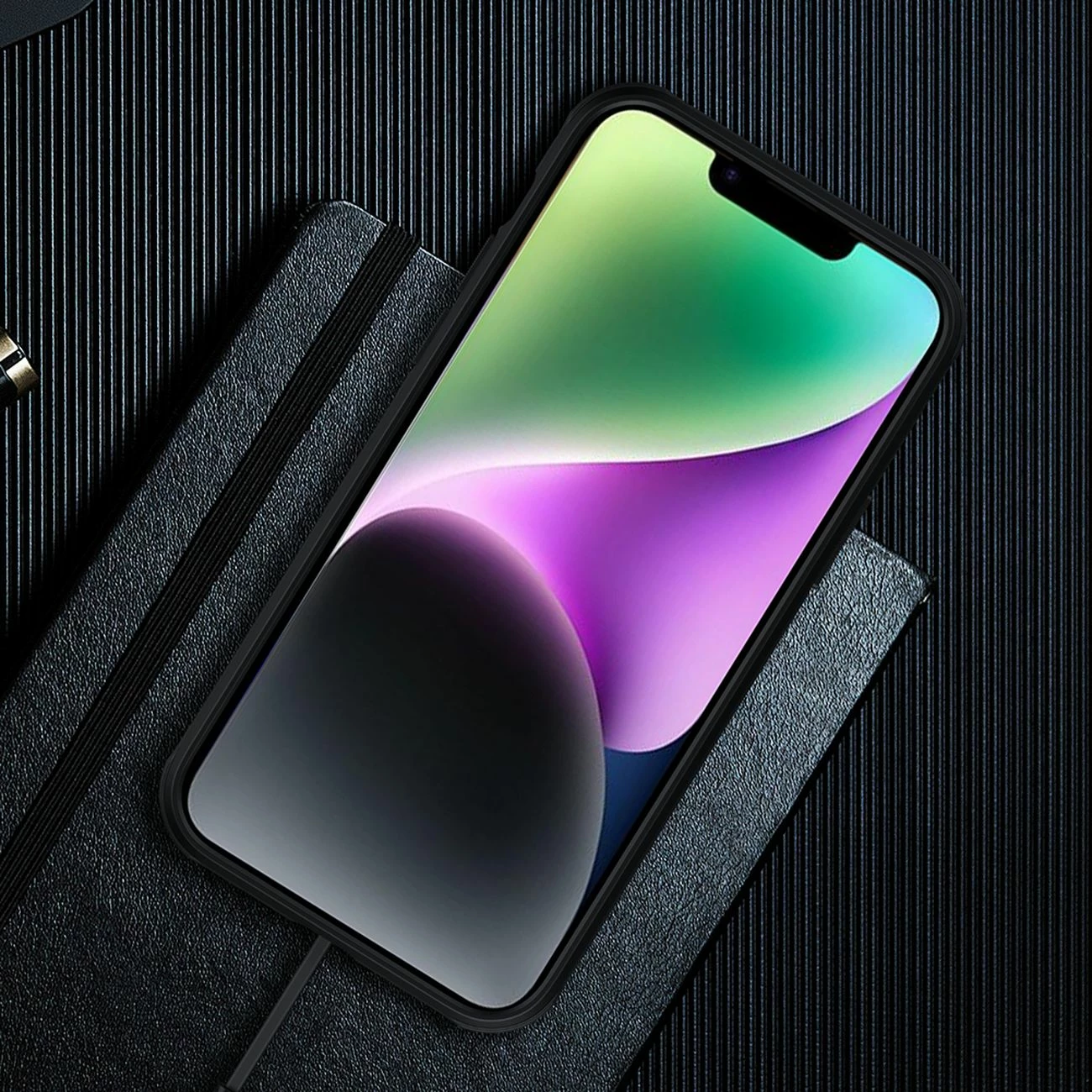 Mbështjellës Nillkin Super Frosted Shield Pro Magnetic për iPhone 14 Plus, MagSafe, i zi