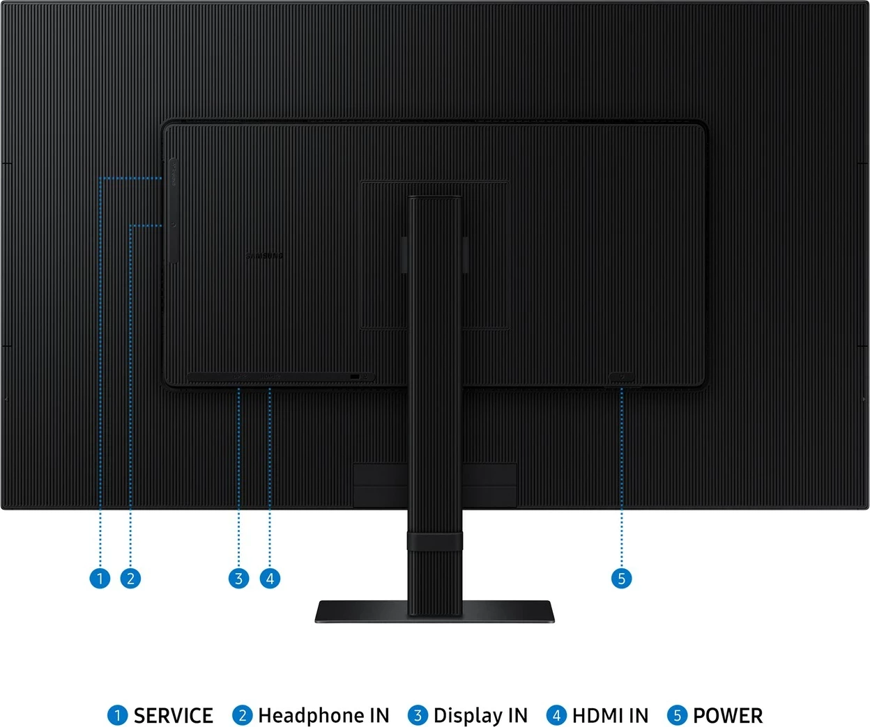 Monitor Samsung S70D, 32", 4K Ultra HD, LED, Zi