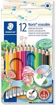 STAEDTLER Noris Erasable – 12 Lapsa me Ngjyra që Fshihen