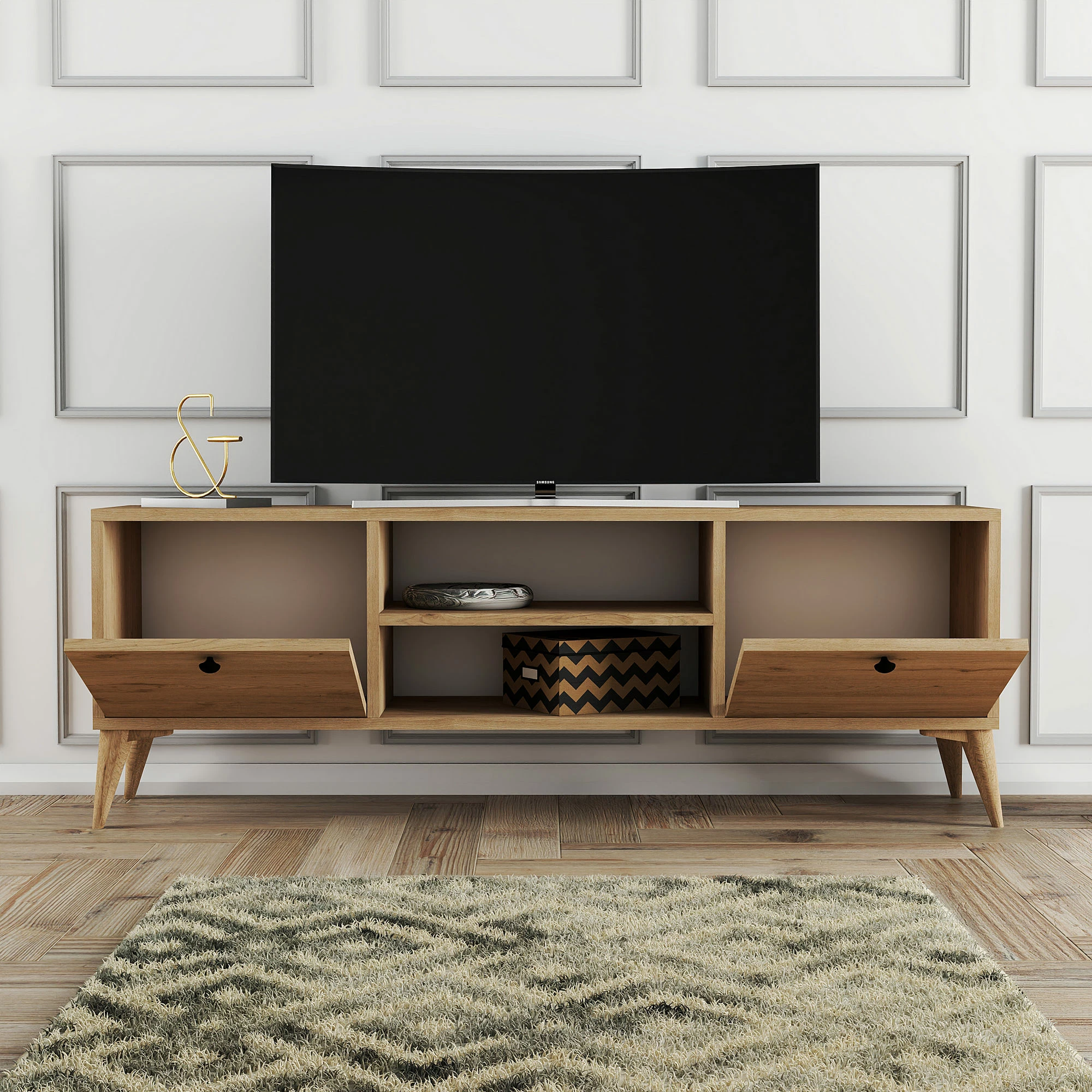 Komodë TV Hanah Home Dolce 1122, ngjyrë lisi