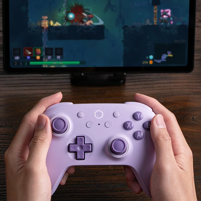 Kontroller lojërash 8BitDo Ultimate 2C RET00471, wireless Bluetooth/2.4GHz, Hall Effect, USB-C, mint