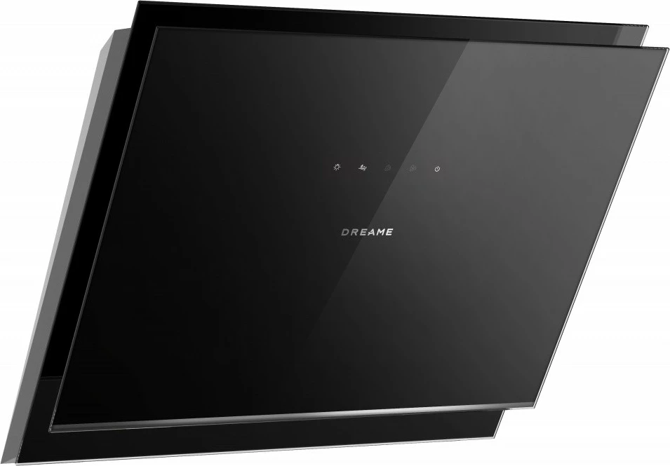 Aspirator kuzhine muror, Dreame HZ40 PRO, 650 m³/h, 60 cm, kontroll me prekje dhe gjeste, LED, i zi