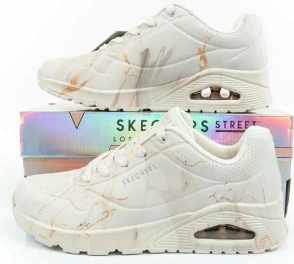 Atlete femra Skechers, të kremta [Madhësia: 37]