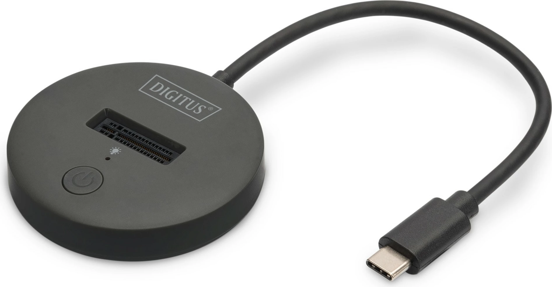 Dok USB-C për SSD Digitus NVMe/SATA, 4TB, e zezë