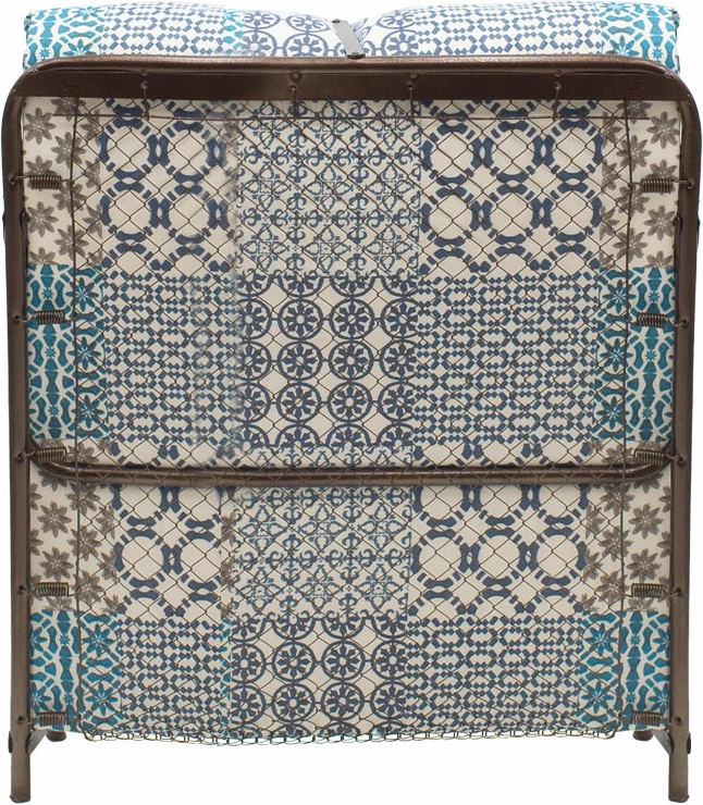 Kornizë krevati metalike Daxel me dyshek 6cm 180x80cm