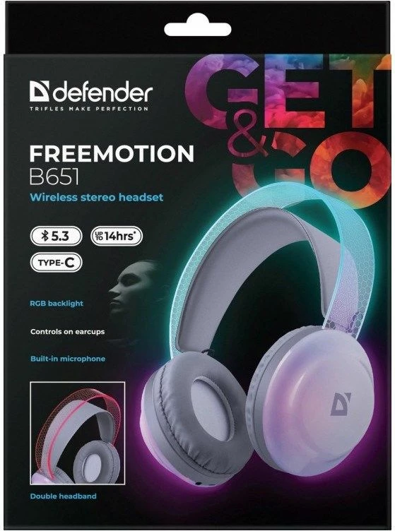 Kufje wireless DEFENDER Freemotion B651