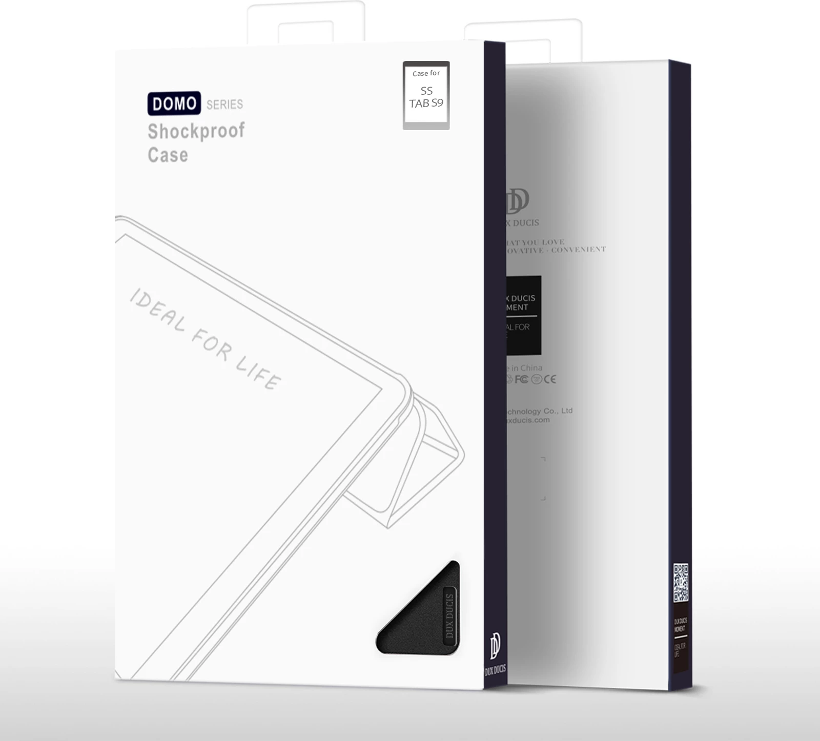 Mbështjellës tablet Dux Ducis Domo për Samsung Galaxy Tab S9, i zi