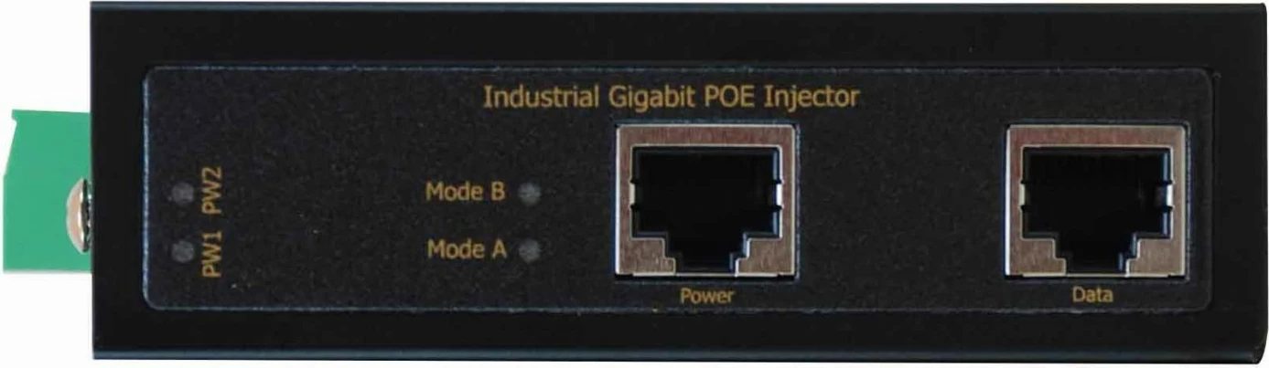 PoE injector LevelOne IGP-0102, Gigabit Ethernet, 1000 Mbit/s, e zezë