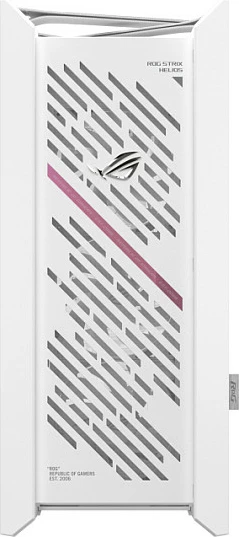 Kasë ASUS ROG STRIX HELIOS II GX601S, Midi Tower, RGB, xham i kalitur, e bardhë