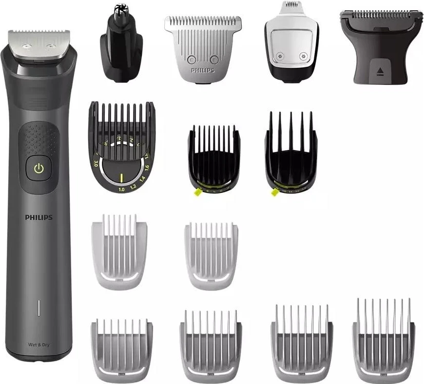 Trimmer Philips MG7940/15 Seria 7000, 15 në 1, gri