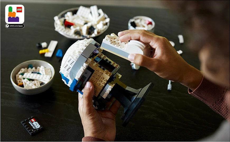 Set ndërtimi LEGO Star Wars Helmetë Captain Rex, 854 copë, shumëngjyrësh