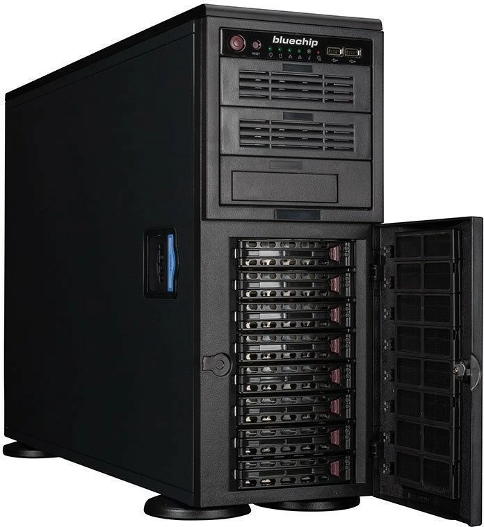 Server bluechip SERVERline T50306s, 2x AMD EPYC 7313, 64GB RAM, 2x480GB SSD, zi