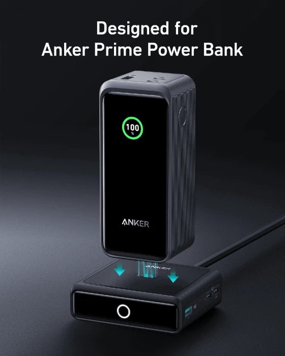Bazë karikimi Anker Prime A1902311 100W për powerbank, e zezë