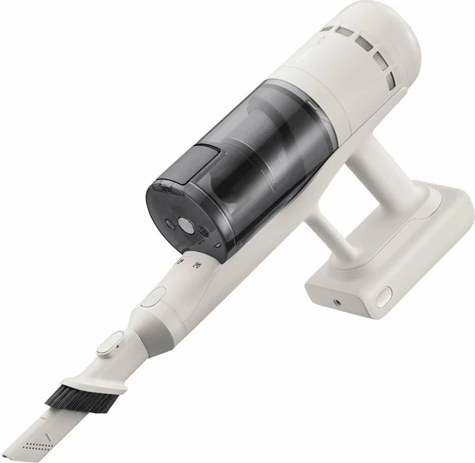 Fshesë me bateri vertikale Roborock H60 Hub, 115AW, 60min, HEPA H13, stacion me zbrazje automatike, e bardhë, set