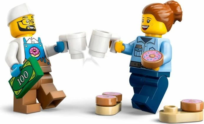 Set lodrash Lego City për fëmijë, Mobile Donut Shop