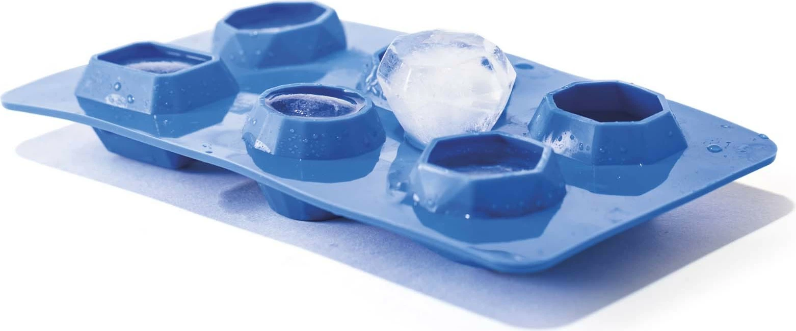 Kallep akulli, Bar Up, silikon, 6 forma gurësh, 190x105 mm, blu, set 2 copë