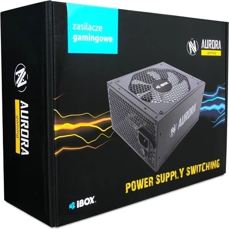 Furnizues energjie IBOX Aurora, 500W, 14cm, i bardhë