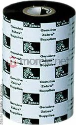 Ribon termik transferi Zebra 03200GS06407 64mm x 74m wax-resin, i bardhë