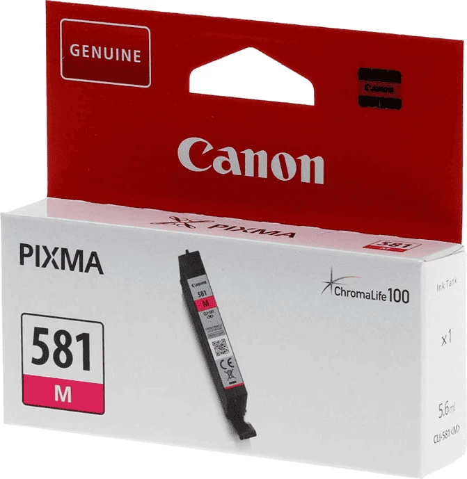 Kartrixh bojë printeri, Canon, CLI-581 (2104C001), 5.6 ml, 223 faqe, magenta