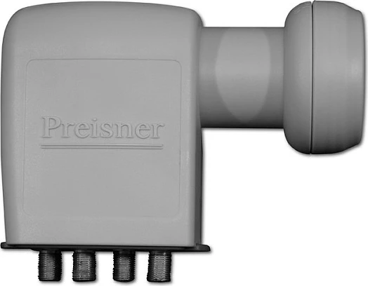LNB satelitor Televes SPU 44 EN, QUAD Digital, 40 mm, gri