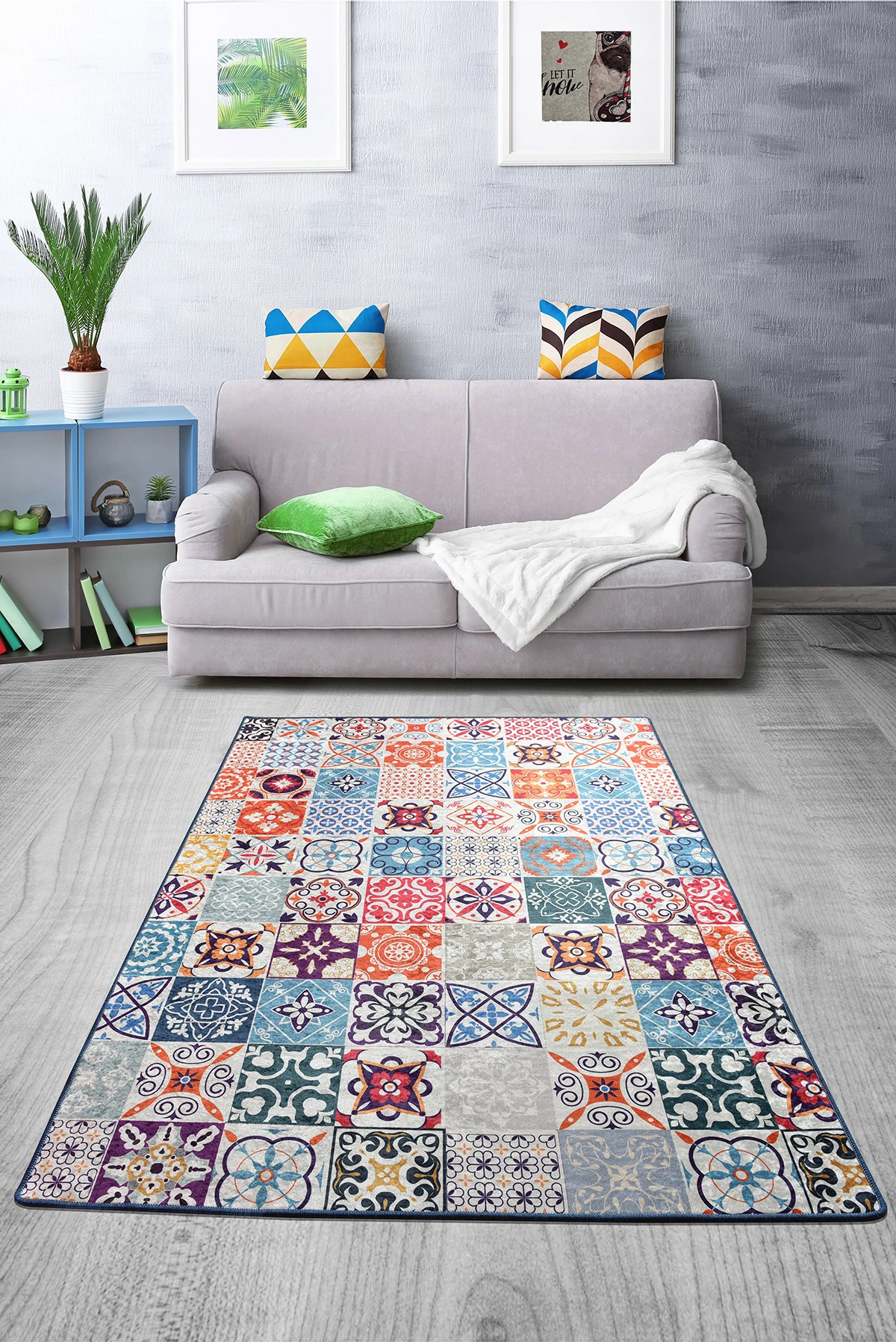 Qilim për korridor, shumëngjyrësh, 80x300cm, Conceptum Hypnose Ceramico Djt