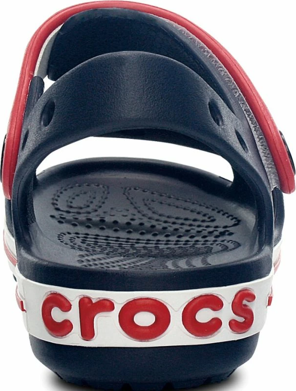 Papuqe për fëmijë Crocs Crocband Sandal, të kuqe dhe blu marine