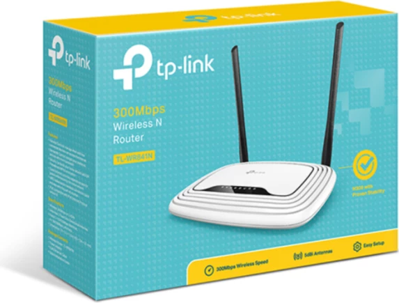 router wireless TP-LINK TL-WR841N 300Mbps, i bardhë/zi