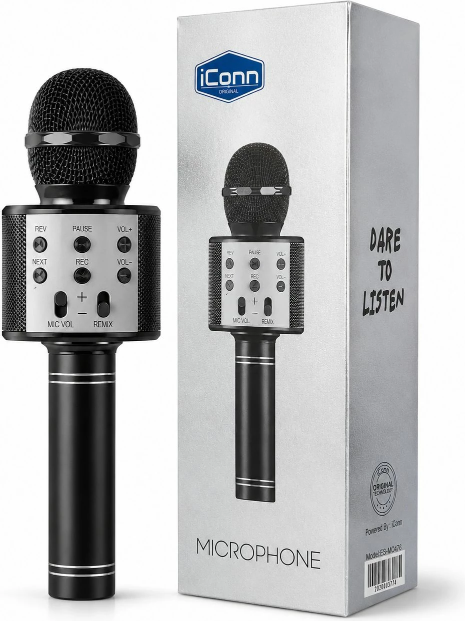 Mikrofon Wireless iConn për video, vlog dhe intervista