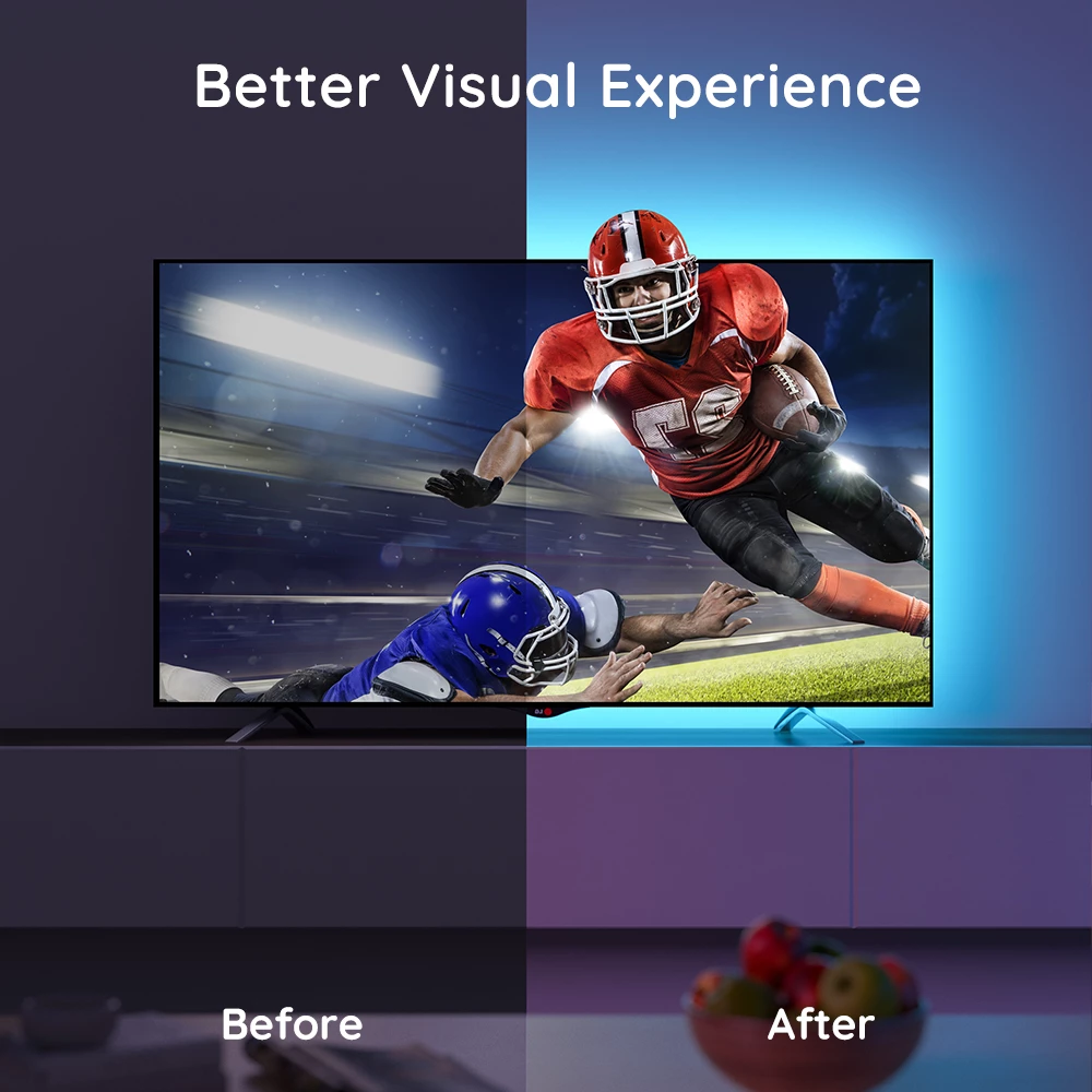 Shirit LED RGB për TV, Govee, TV Backlight 46-60", 4x75 cm