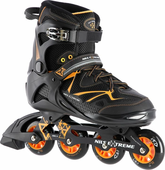 Rollera Nils Extreme NA9022, të zeza dhe portokalli, nr. 41