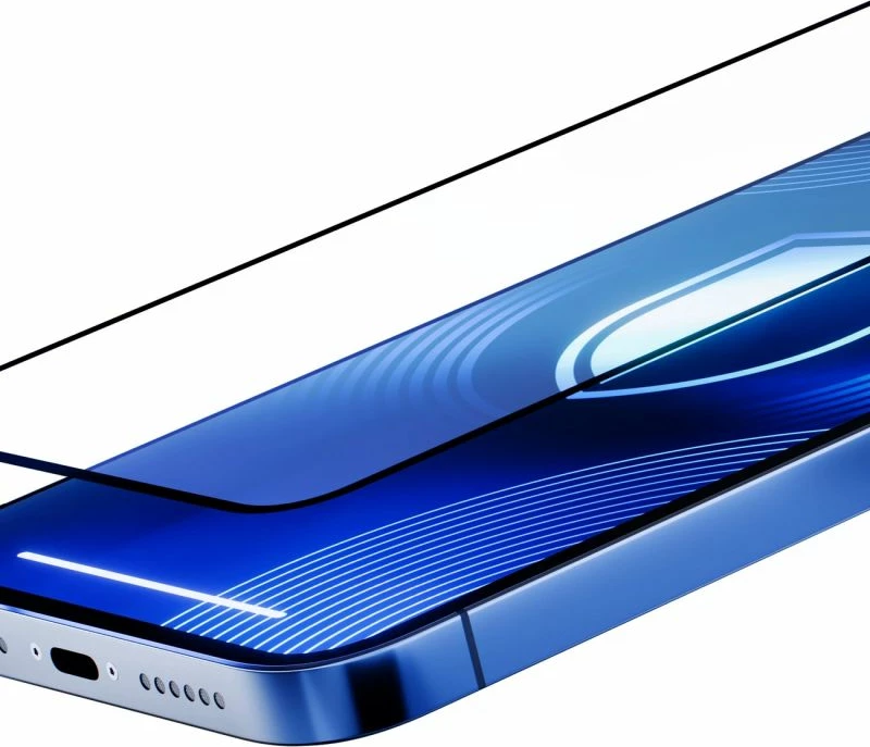 Mbrojtëse xhami matte 3mk HardGlass Matt Max për iPhone 14 Pro Max