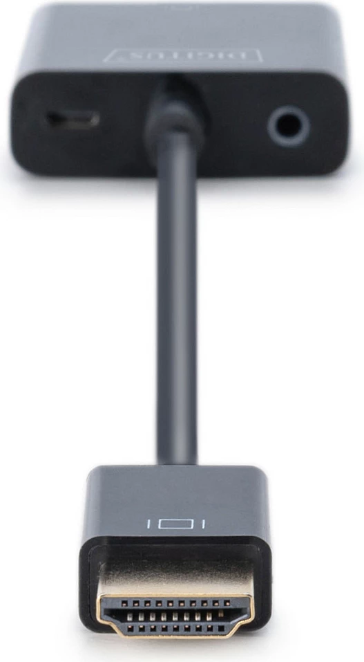 DIGITUS HDMI-Konverter HDMI-A -> VGA(D-Sub), Black