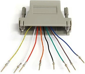 Adapter StarTech DB25 në RJ45 Modular, M/F, Plug and Play, Gri