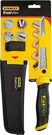 Sharrë prerëse për gipskarton Stanley FatMax 2-20-556, 302mm, 7 TPI, me këllëf, e zezë/verdhë