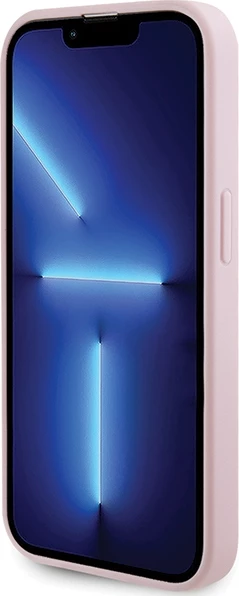 Mbështjellës Guess GUHMP14XPSAHMCP për iPhone 14 Pro Max, Saffiano MagSafe, rozë