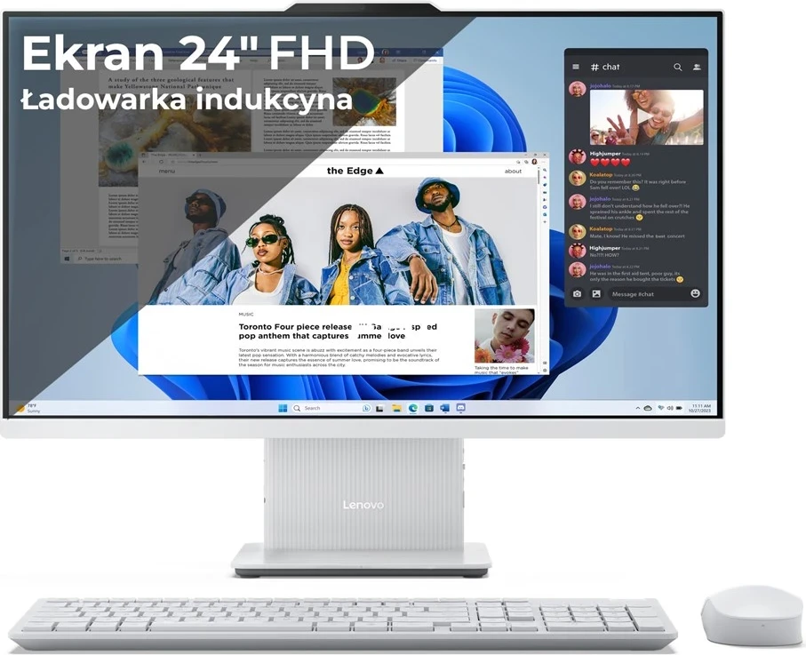 Kompjuter Lenovo IdeaCentre AIO 24IRH9, Intel® Core™ i3, 23.8", Cloud Grey