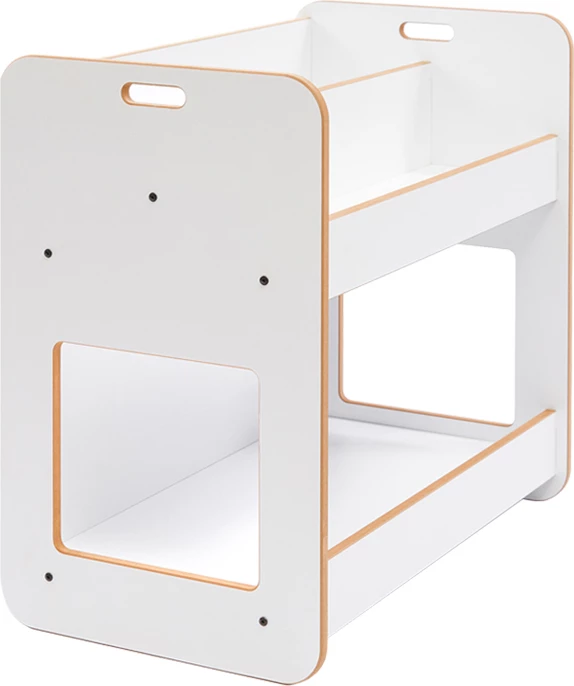 Raft Dovere, ngjyrë e bardhë, MDF, 56x34x55cm