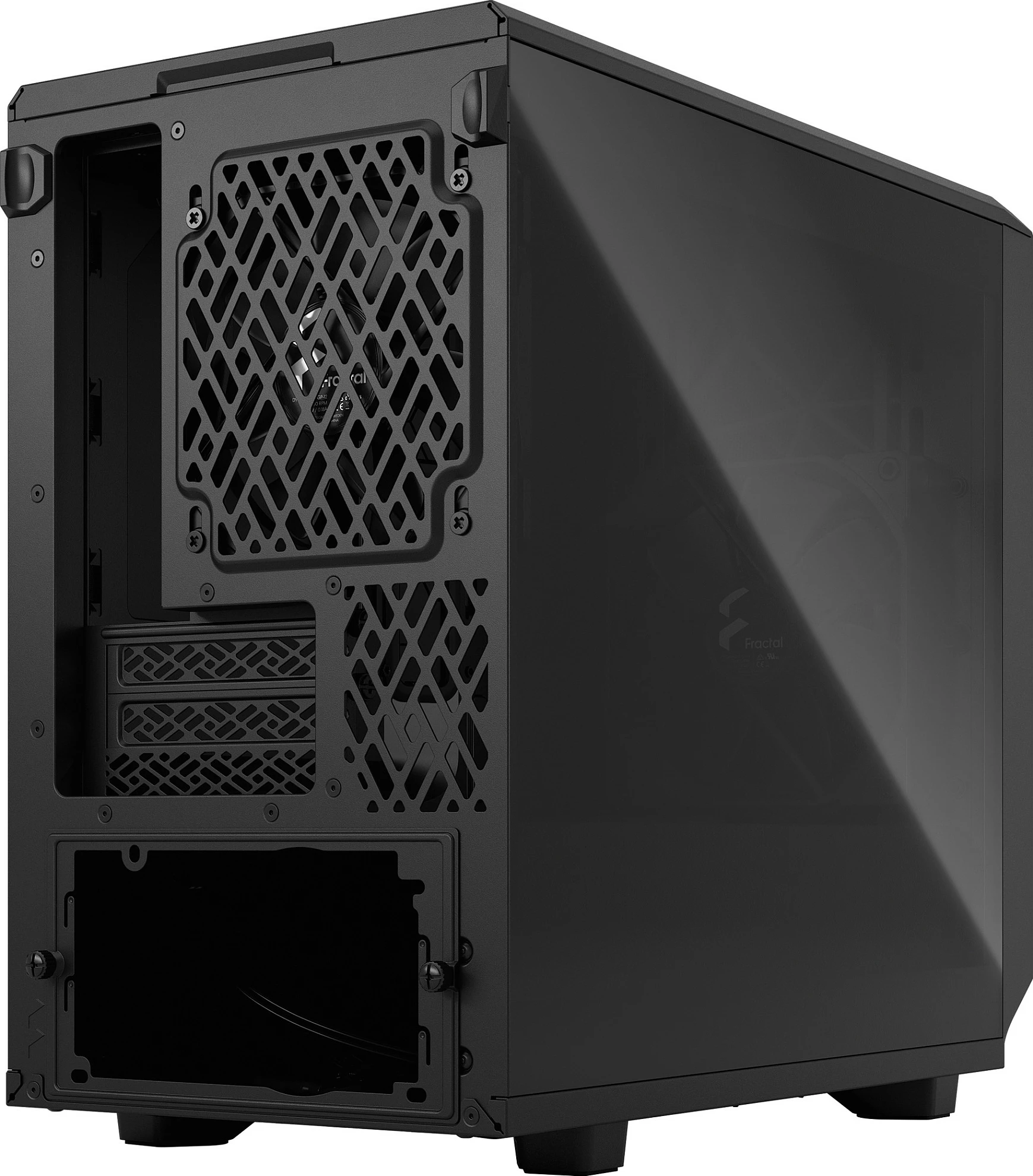 Kasë Fractal Design Meshify 2 Nano, Mini-Tower, Tempered Glass Dark Tint, e zezë