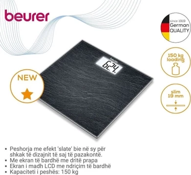 Peshore Beurer GS 203 Slate, 150kg, e hirtë