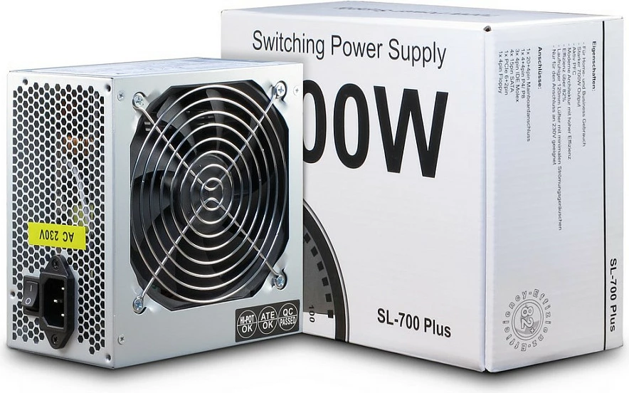Furnizues energjie Inter-Tech SL-700 Plus, 700W, ATX 2.4, jo-modular, argjendtë