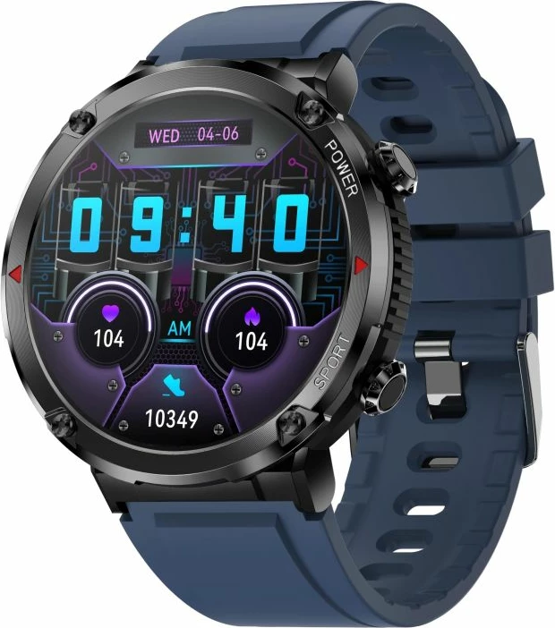 Smartwatch Gravity për meshkuj, navy blue