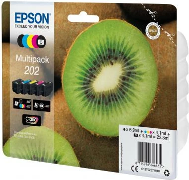 Kartusha boje Epson 202 (C13T02E74010) Claria Premium 23.3 ml, multicolor, paketë 5 copë