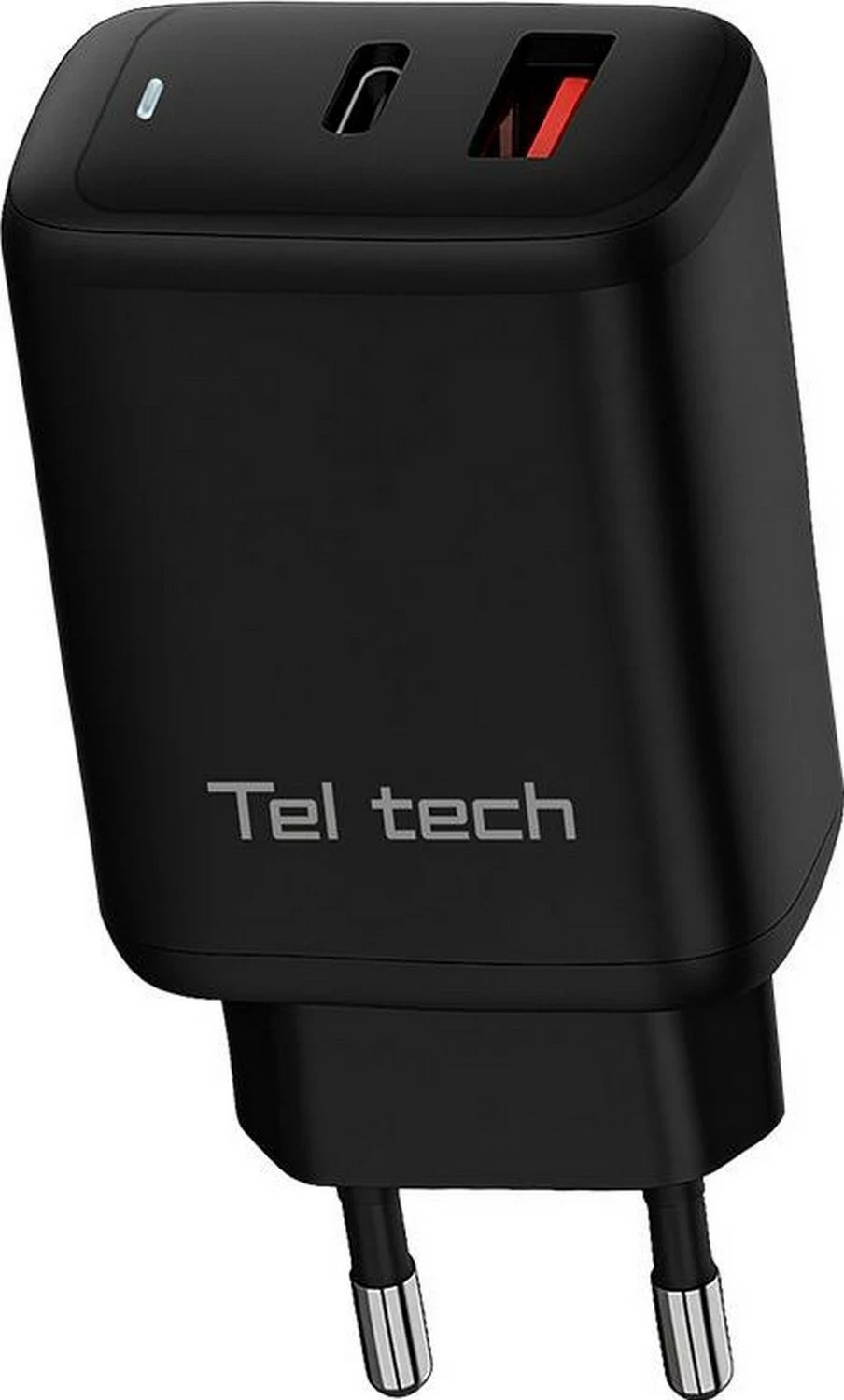 Karikues rrjeti Teltech TCH-05, 65W, USB-C/USB-A, i zi