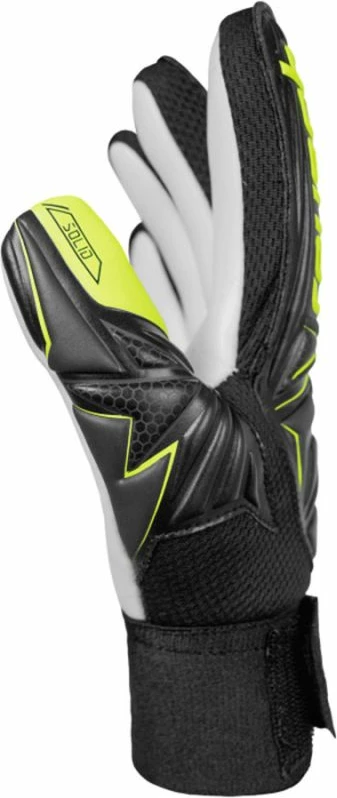 Doreza portieri për fëmijë Reusch Attrakt Starter Solid Finger Support, të zeza