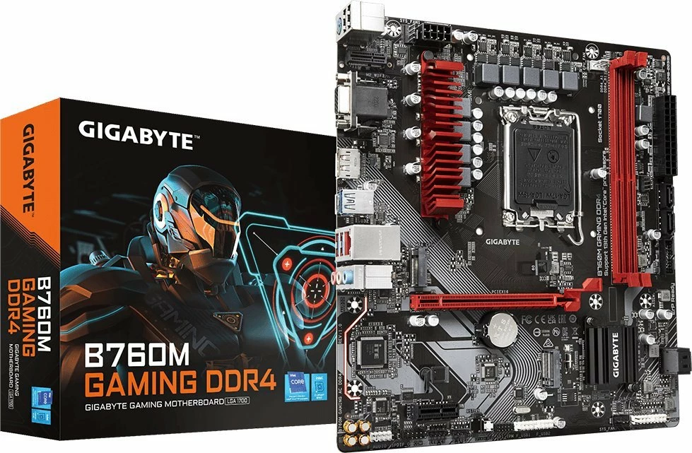 Pllakë amë Gigabyte B760M GAMING DDR4, mATX, LGA1700, DDR4 deri 64GB