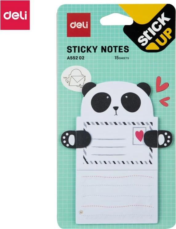 Deli Postit 76X101 15Fl Animals A55202