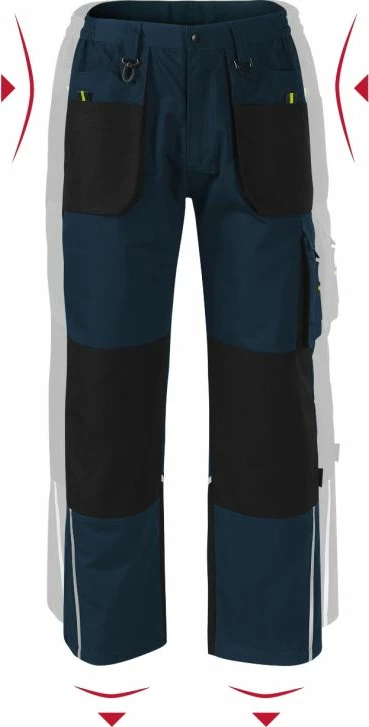 Pantallona për punë Rimeck Ranger M, blu marine [Madhësia: 44 - 46]